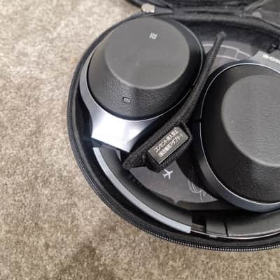 Sony WH-1000XM2 - Noise Cancelling Headphones - Black - Excellent w/ Soft Case & Cables image 10