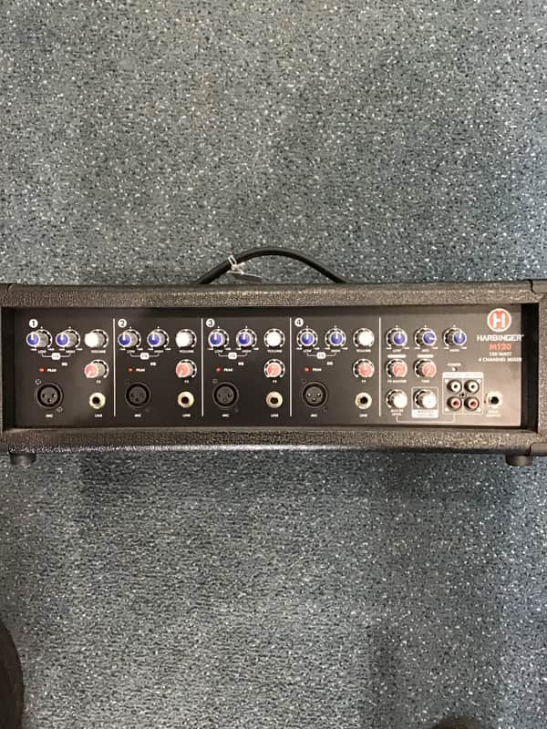 Harbinger M120 PA 4 CHANNEL LATE 2000’s - BLACK image 1