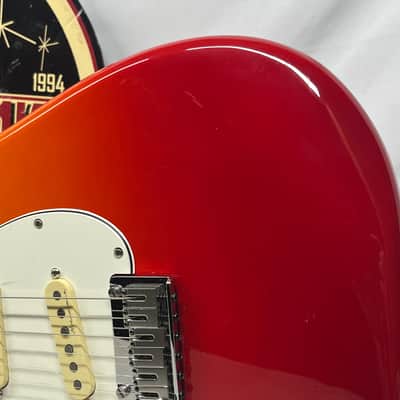 Fender Player Plus Stratocaster Strat Left-Handed Lefty Electric Guitar MIM - Made in Mexico - Tequila Sunrise image 3