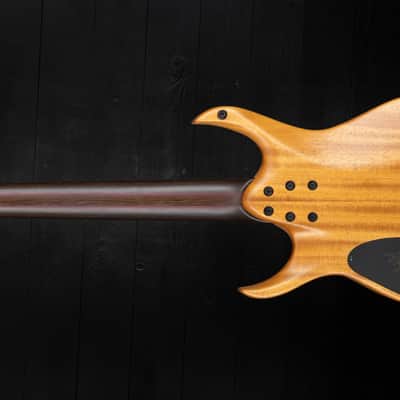 Mayones Hydra 7 Elite Headless - Trans Black Satin - Custom Satin Neck image 19