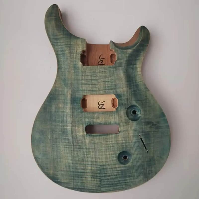 Unknown Unfinished Mahogany Maple Guitar Body