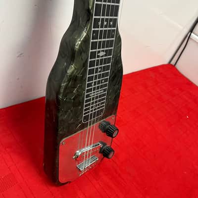 Magnatone Eddie Bush Special Vintage Lap Steel Guitar Green Pearl image 13