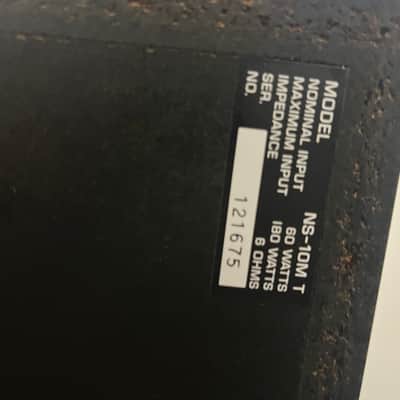 Yamaha NS-10M (Pair) 1980s - Black image 5