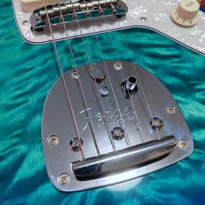2024 Fender Japan Hybrid II Jazzmaster QMT Collection 2024 - Quilt Aquamarine, Limited Edition, Full Set, MIJ JD24 image 10