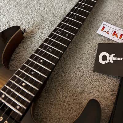 Charvel MJ Dinky DK24 HSH 2PT W MAH FM 2025 Antique Burst image 5