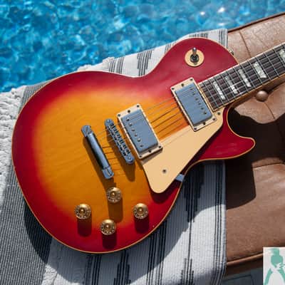 1998 Gibson Les Paul Standard - Yamano Export w COA - Heritage Cherry Sunburst - Pro Set Up w Perfect Frets/Action/Intomation! image 10