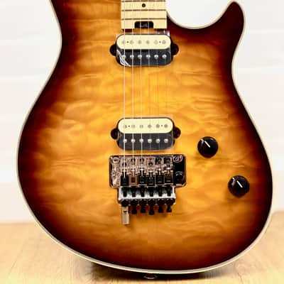EVH Wolfgang USA Quilt-Top Tobacco Sunburst image 1