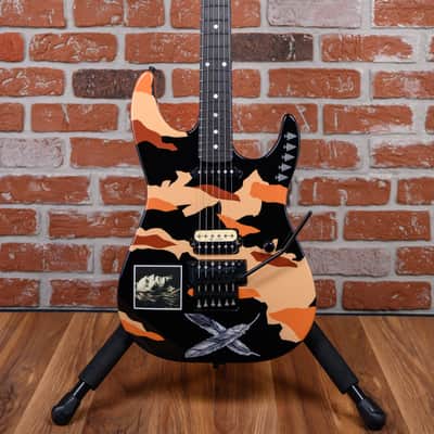 ESP Signature Series George Lynch Desert Eagle Black with Desert Eagle Graphic 2024 w/OHSC image 4