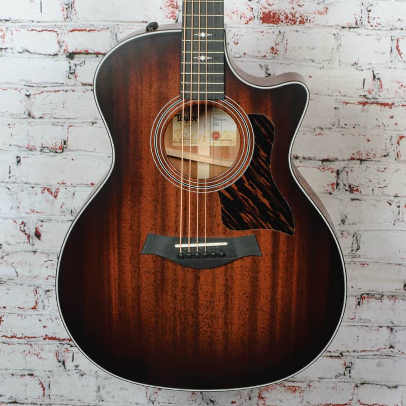 Taylor - (2025) 324ce - Acoustic-Electric Guitar - Mahogany/Mahogany - Shaded Edge Burst Top - w/ Hardshell Case - x5070 image 1