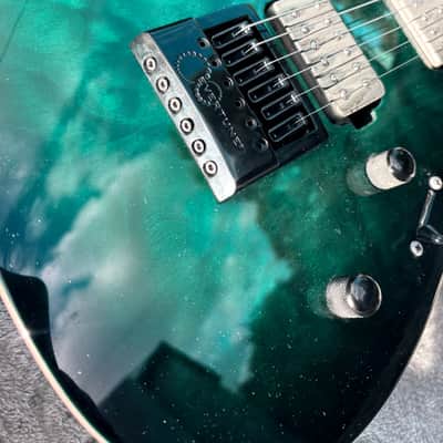 ESP E-II M-II NT BTB EverTune - Black Turquoise Burst – Made in Japan image 17