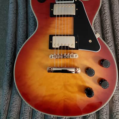 Epiphone  Les Paul Custom 2025 AAA Top - Ice Tea image 3