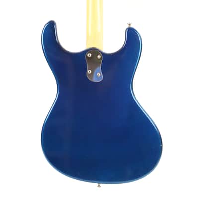 1966 Mosrite The Ventures Model XII 12-String Vintage Electric Solidbody Guitar – ’66 Post Vibramute in Original Dark Ink Blue Metallic w/ Orig. Hard Case (T193) image 2