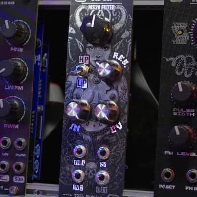 OTA VCF - Toil Modular | MS-20 Filter | 8HP Eurorack - Unique Panel image 3