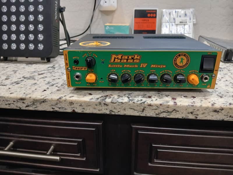 Markbass Little Mark IV Ninja Richard Bona Signature 1000-Watt Bass Amp Head 2022 - Present - Green