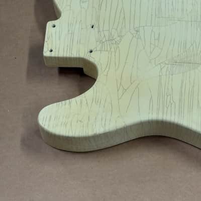 2162g Kohlin Guitars T-Type Roasted Pine replacement body Aged Nitro Relic Butterscotch Made in Sweden fits Fender Telecaster necks image 13