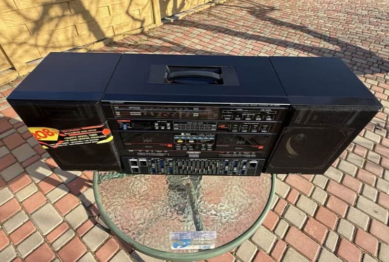 Sharp HK-9000Z Rare Vintage Hi-Fi Boombox Cassette Deck