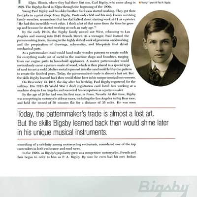 The Story of Paul Bigsby – Limited Edition Collector’s Book image 9