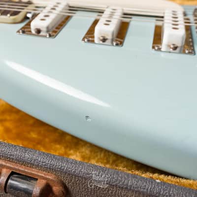 Vox Mark VI Teardrop 60s - Blue #245857 Second Hand image 10