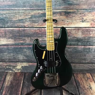 Used Fender 1976 Left Handed Jazz Bass with Hard Shell Case image 1