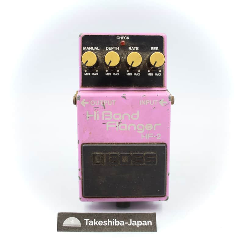 Boss HF-2 Hi Band Flanger 1986 Made in Japan Guitar Effect Pedal 676700 image 1