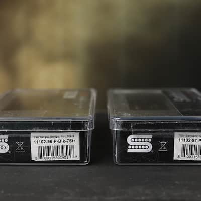 Seymour Duncan Nazgul & Sentient 7 String Set Uncovered Black Guitar Pickup Set image 3