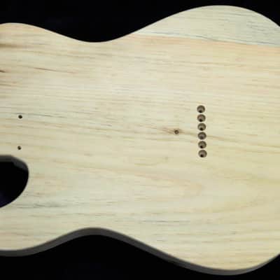 1 Piece Aged Pine Telecaster Tele Body Standard 3lbs 14oz #3652 USA IMPORT CHARGES INCLUDED image 6