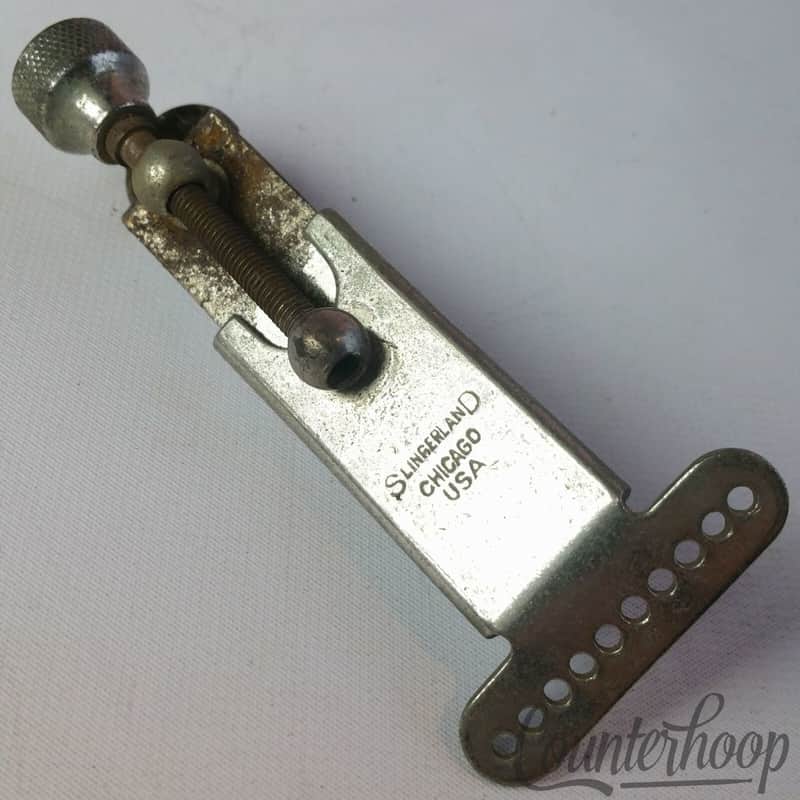 *Slingerland Marching Snare Drum Strainer Nickel Vintage 30s-50s Parade Chicago* image 1