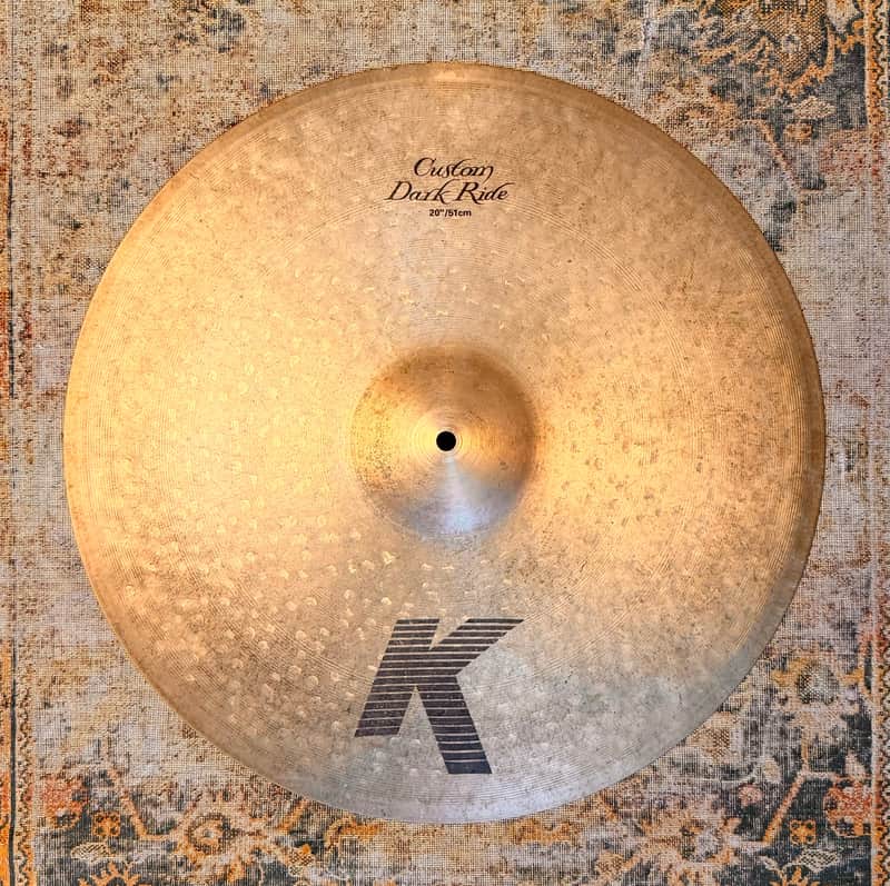 Zildjian K CUSTOM DARK Ride 20” 2266 g CRASHABLE Versatile! Semi-Dry! Don’t Pay $530 for a guess! image 1