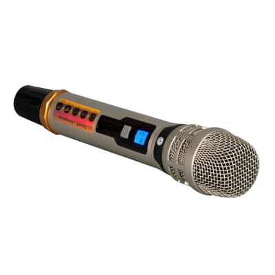 PSG AUDIO UGX21II Silver Wireless Microphone System, 2-Channel UHF Wireless Mic, Fixed Frequency Metal Cordless Mic with 2 Handheld Dynamic Microphones, 250ft Range, Microphone for Singing, Church image 6
