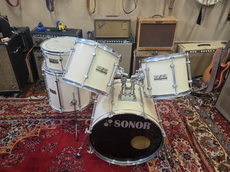 Sonor Force 1000 Made In Germany Drum Set w Snare Drum 1990s image 1