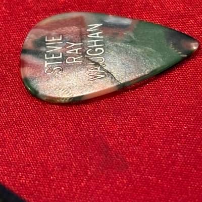 RARE Stage used - Stevie Ray Vaughan SRV Guitar Pick - 1985 Commodore Ballroom - Marbled image 5