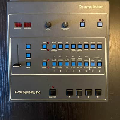 E-MU Systems Drumulator 8-Voice Drum Sampler 1983 - Blue image 1