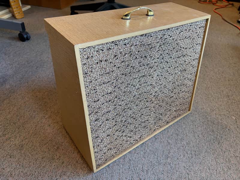 1950’s Blonde Mid-Century Utah DB-12 12" Inch Speaker Intercom Cab Box Guitar Amp image 1