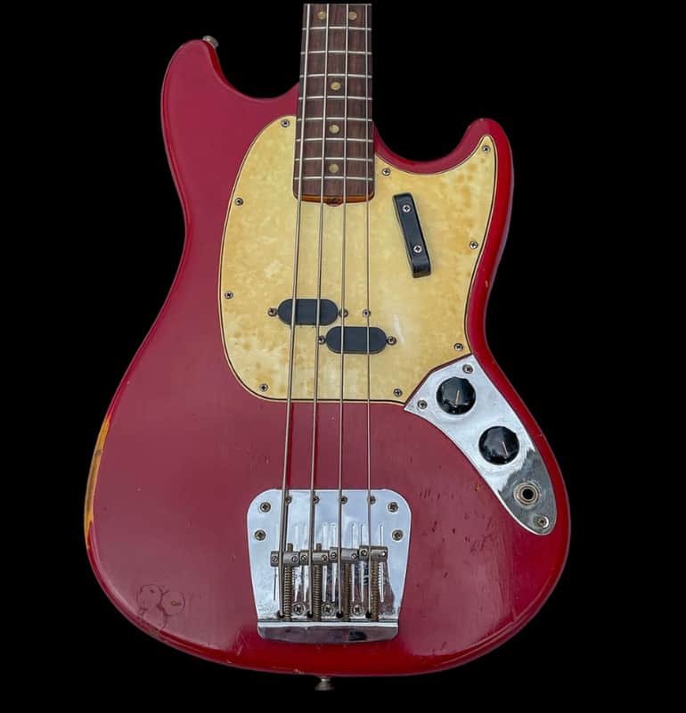 Fender Mustang Bass 1966/1967 Dakota Red image 1