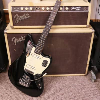 Vintage Fender Jaguar 1962 Black Refin SURFS UP image 4