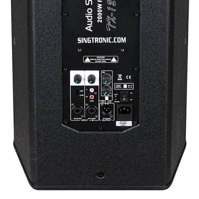 Singtronic Professional 4000W Self-Powered Karaoke Speaker System (Pair) image 5