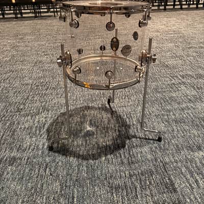 DW Design Series Acrylic 12x14" Floor Tom 2015 - Present - Clear Acrylic image 4