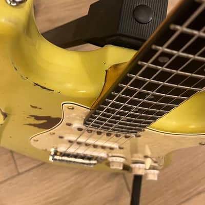 Hendrix Inspired Custom Stratocaster Style Relic Guitar Mahogany not Fender image 9