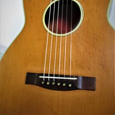 Framus Zenith Josh White 1957 skiffle jazz blues 4/4 folk large parlor guitar new set-up image 7