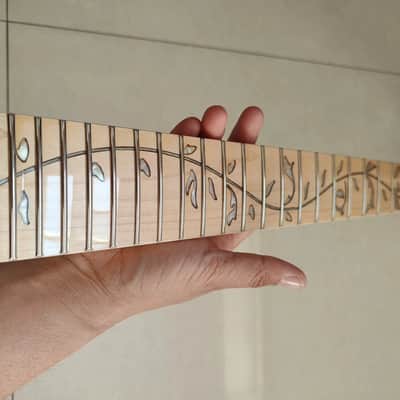 Maple Guitar Neck, 24-Frets Tree of Life Inlay image 7
