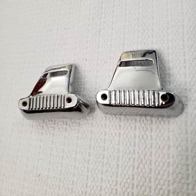 Premier Snare Butt Pieces .Model 632-45 1960s-1970s - Chrome image 1