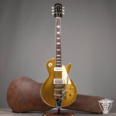 2022 Gibson Sergio Vallin 1955 Les Paul Goldtop SIGNED - 9.66 LBS image 8