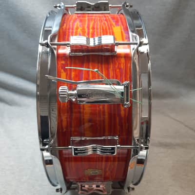 Ludwig USA Legacy Mahogany Jazz Fest 5X14 - Mod Orange image 2