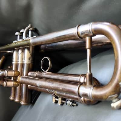 Bach Mercedes New York Bb Trumpet 1st Valve Trigger 3rd Valve Slide 1934 image 10