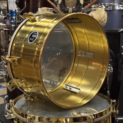 Walfredo Reyes Collection LP Brass Shell Timbale Set - Brass image 7