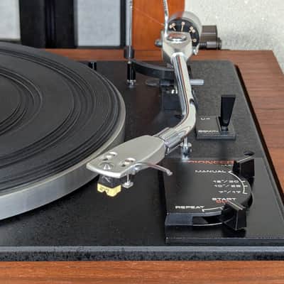 Pioneer Turntable PL-A35, Automatic, Serviced, Restored & Tested, with Shure R27E Cartridge, New Belt, Demo Video image 7