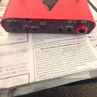 Vox Brian May Signature MV50 50-Watt Guitar Amp Head 2023 - Red image 2