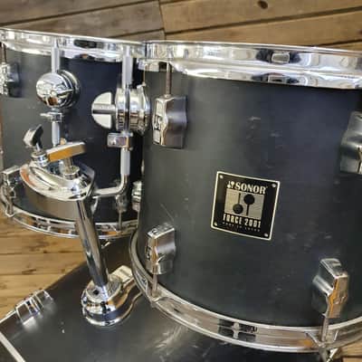 Sonor Force 2001 Drum Kit Satin Black USED! RKSON090223 image 3