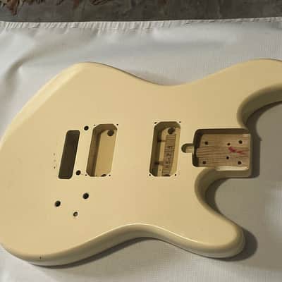 1980's Matsumoku Era Made in Japan Kramer Focus 2000 Aged White Guitar Body Floyd Ready image 3
