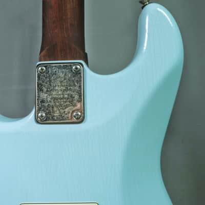 2019 Schecter USA Custom Shop Nick Johnston Trad-USA “Wembley” Atomic Frost image 7